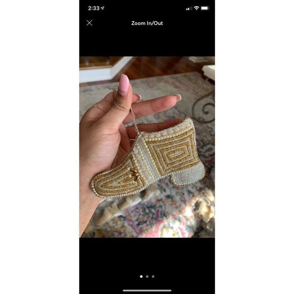 Select 10 Embroidered Beaded Christmas Tree Ornaments Decorations - Picture 12 of 12